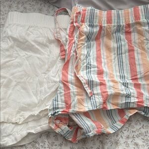 Two pairs of sleep shorts.